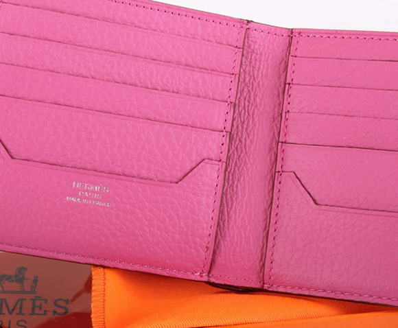 Cheap Fake Hermes MC Socrate Wallet H6002 Roseo